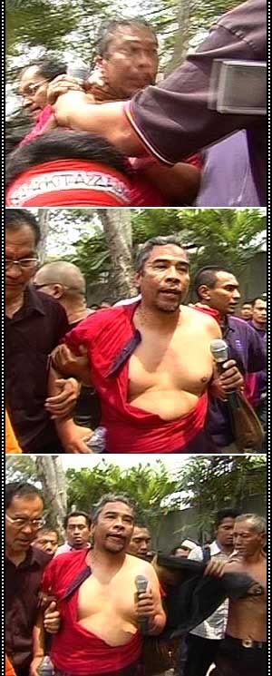 Dr. Hatta Ramli and the friendly forces, image from Malaysiakini, hosting by Photobucket